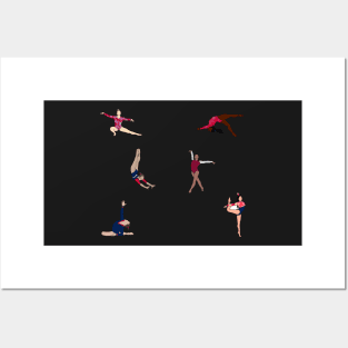 USA Women’s Gymnastics Sticker Pack Posters and Art